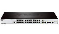 Комутатор D-Link DES-3200-28 24port 10/100, 2x1GE/SFP, 2xSFP, L2