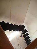 Каркас сходів на центральній несучої з поворотом 90 гр, фото 2
