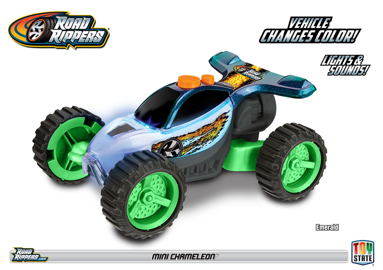 Toy State — Машина «Міні Хамелеон» Смарагд зі світлом і звуком, 13 см