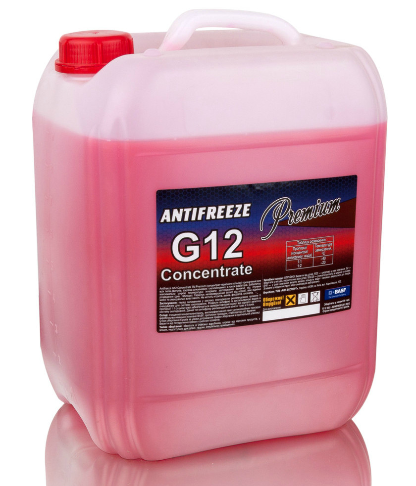 Антифриз G12 концентрат Red TM Premium 10 кг