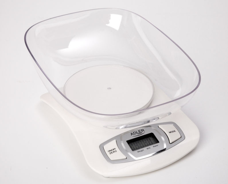 Ваги кухонні Adler AD 3137 (white/silver), фото 1