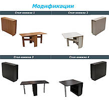 Стіл-книга №4 ДСП Венге магія 220*850*740 мм (Luxe Studio TM), фото 3