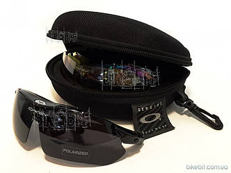 Тактичні окуляри OAKEY 5 скел (лінз) Колір: Чорний