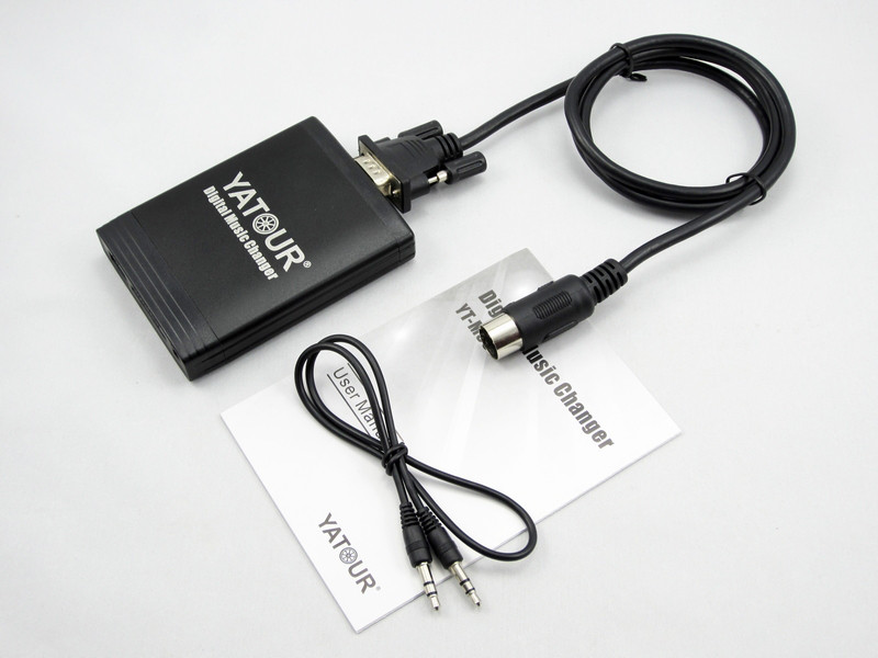 Емулятор чейнджера автомагнітоли YATOUR USB MP3 AUX адаптер для Hyundai Elantra/Kia Optima 8 pin, фото 1