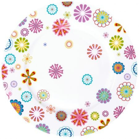 Тарілка дрібна Blumen 26,6 см Krauff 21-244-012, фото 1