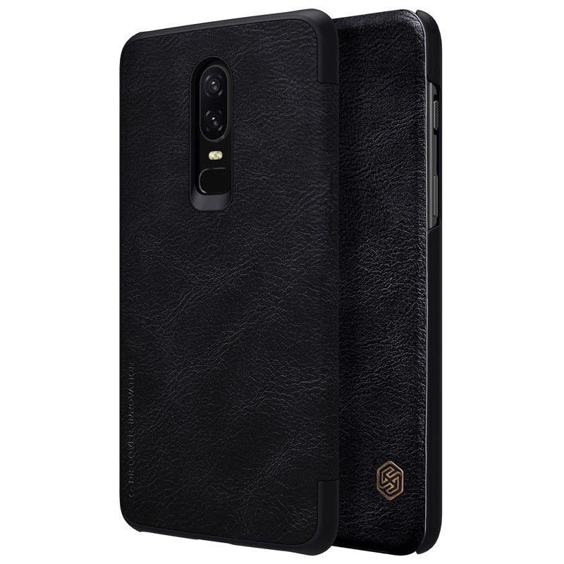 Nillkin OnePlus 6 (A6000) Qin leather Black case Шкіряний Чохол Книжка