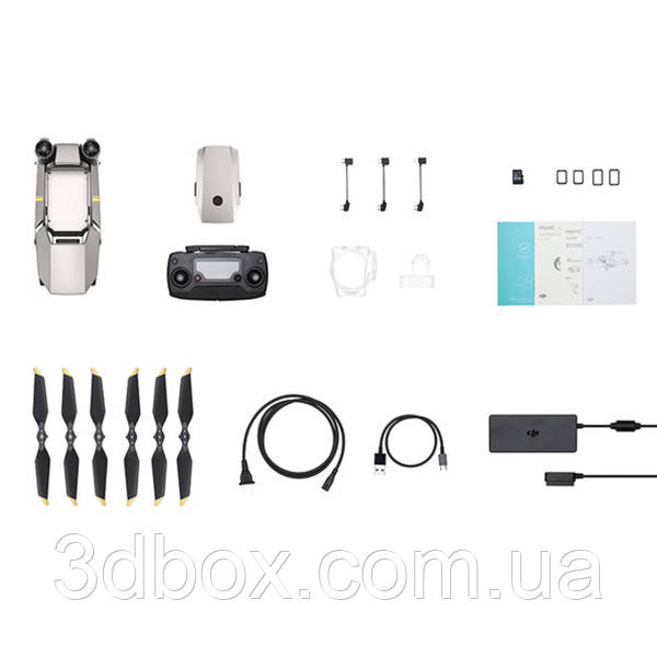 Квадрокоптер DJI Mavic Pro Platinum (Fly More Combo), фото 1