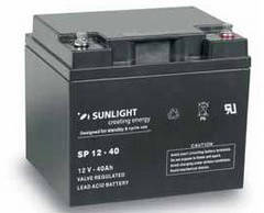 Аккумулятор SUNLIGHT SP12-40, 12В 40 А*ч