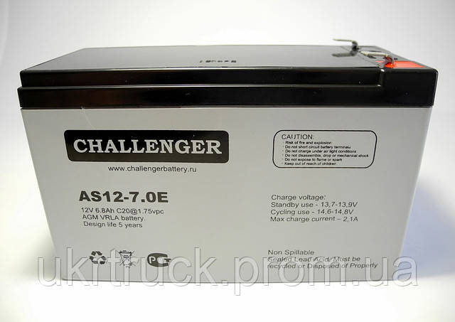 Акумулятор для ДБЖ Challenger AS 12-7