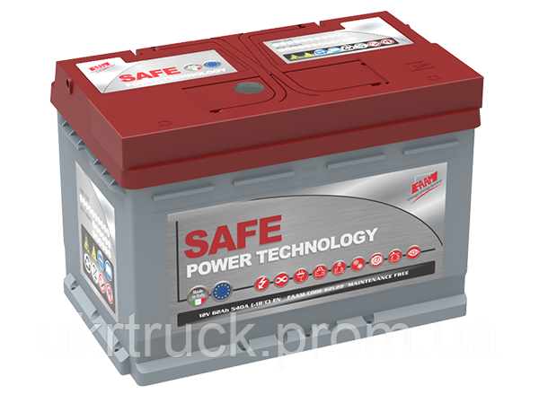 Стартерний акумулятор FAAM серії Top Power Safe 6СТ-100