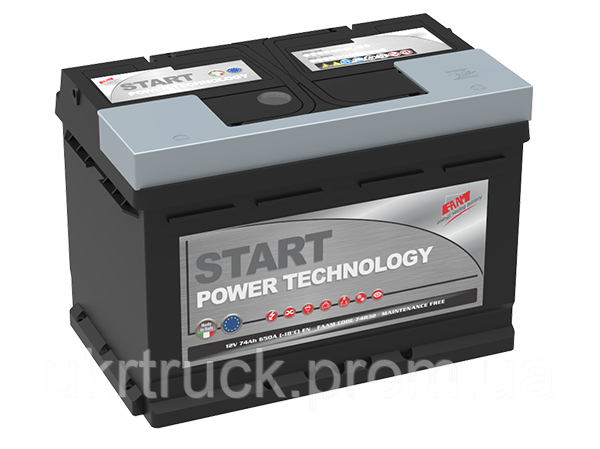 Стартерний акумулятор FAAM серії Top Power Start 6СТ-100