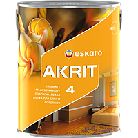 Фарба матова Eskaro Akrit 4 (9,5л). Фарба для стелі