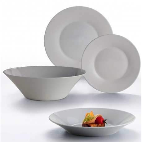 Сервіз столовий LUMINARC ALIZEE GRANIT GREY, 19 предметів L8446