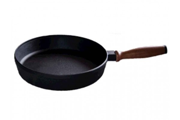 Чавунна сковорода 280х40 мм з ручкою ТМ Чавунець, фото 1