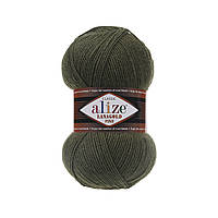 Пряжа Alize Lanagold Fine - 29 хакі