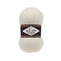 Пряжа Alize Lanagold Fine — 62 молочний