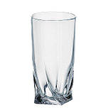 Набір склянок для води Bohemia Quadro. 350мл-6шт 166086, фото 2