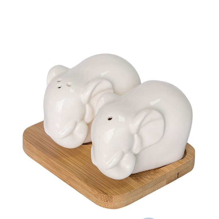 Набір для спецій сіль\перець "Слони" Krauff 21-275-014, фото 1