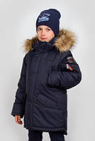 Куртка зимова для хлопчика Evolution 31-зм-18 темно-синій 110