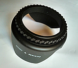 Бленда пелюсткова пластикова об'єктива 58 мм Canon Nikon Sony Pentax, фото 3