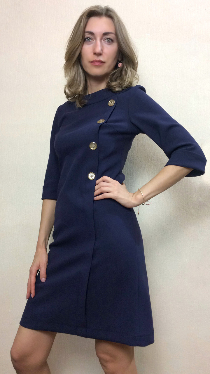 Жіноча офісна сукня трапеція П190, фото 1