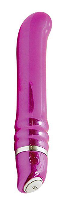 Вібратор для G-точки Brilliant Pink Vibe, 15х3,2 см.