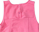 Святковий рожевий сарафан для дівчинки, ріст 80/86 см, Фламінго, фото 5