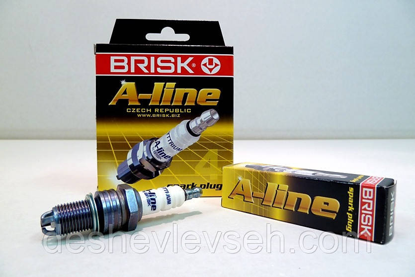 Свічка запалювання BRISK A-Line 2 LR15YCY к-т (2108,Lanos 8кл.) (LR15YCY.4K(A-02)), (BRISK)