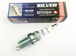 Свічка запалювання BRISK SILVER DR17YS довжин. (409,Lacetti1.8 ГАЗ) (DR17YS.4K), (BRISK)