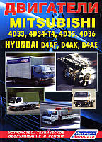 Mitsubishi двигатели 4D33/4D34-T4/4D35/4D36 & Hyundai D4AF/D4AK/D4AE Профессиональная книга по ремонту