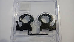 Кільця CCOP для кріплення оптики 25 мм, на вивер, сталеві швидкознімні, високі