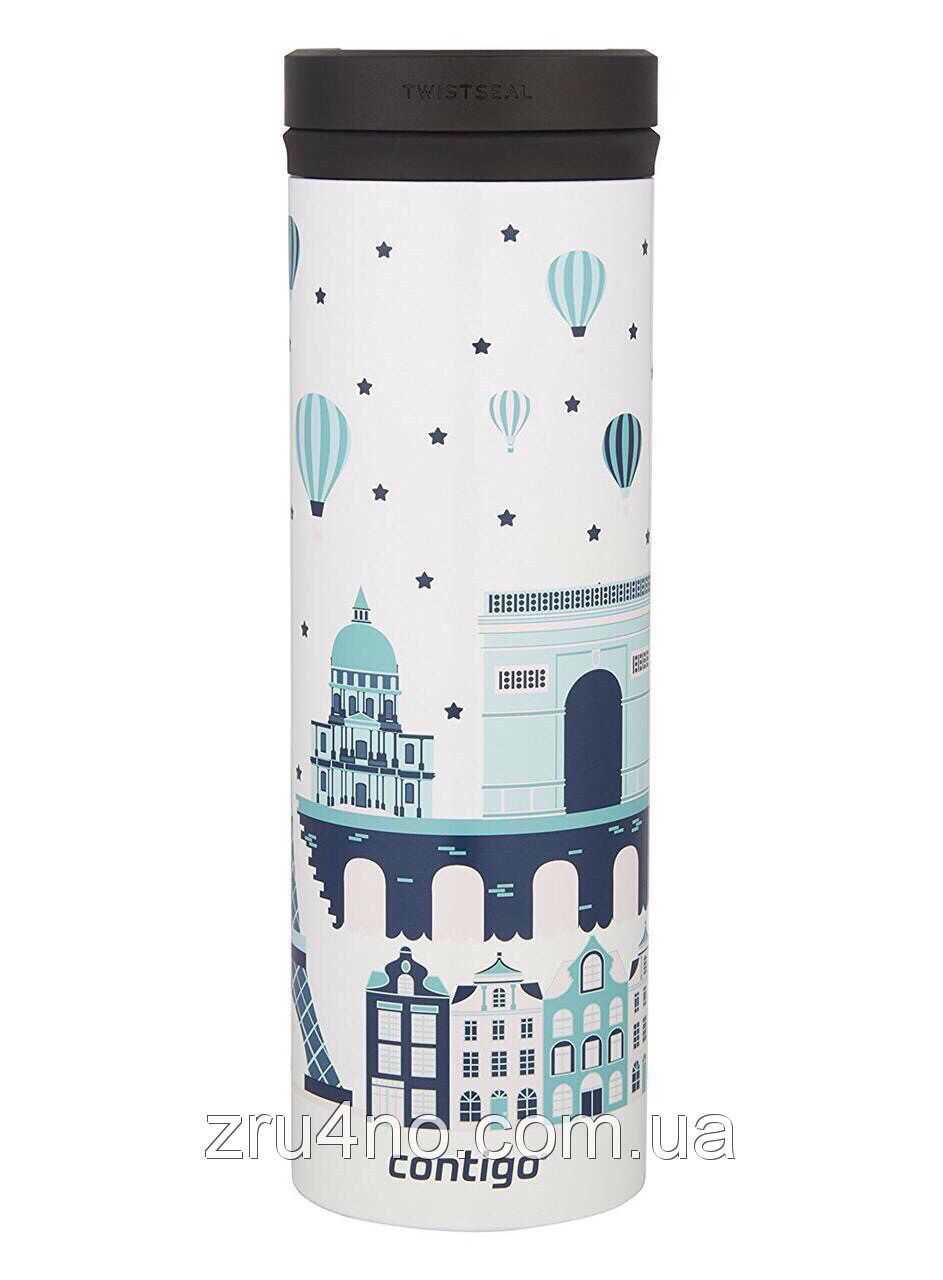 Термокухоль Contigo THERMALOCK TwistSeal EclipseTravel Mug 591 мл, White (Paris), фото 1