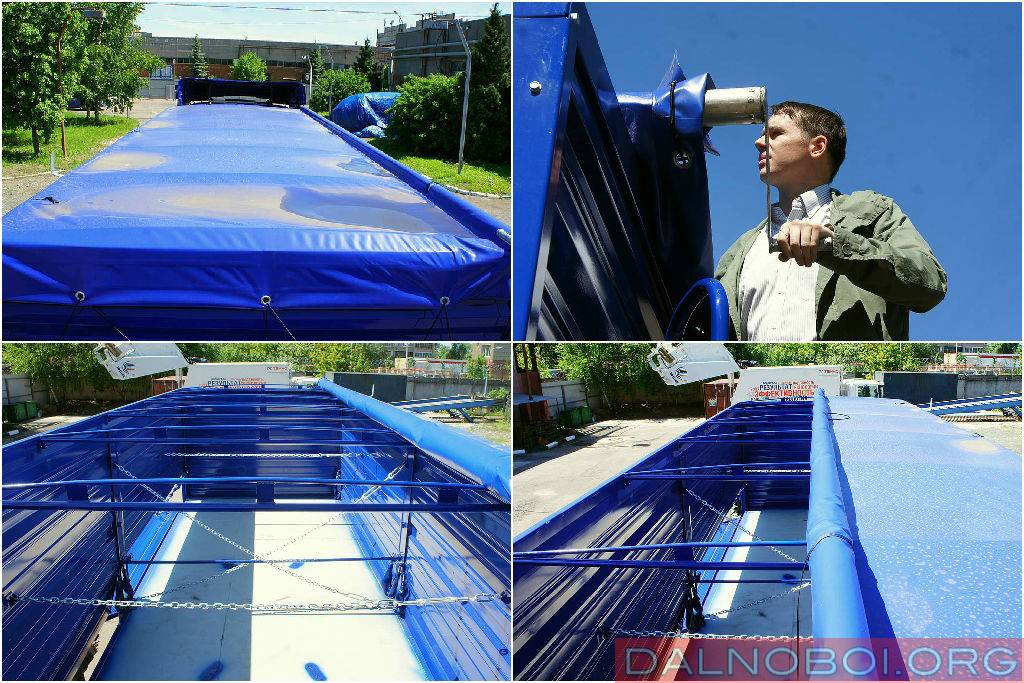 Автотент на зерновоз ПВХ брезент, пошиття та ремонт, фото 1