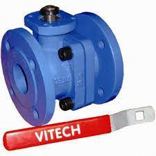 Кран VITECH Ду100 (УЦЕННИЙ ТОВАР) шорстковий чавунний фланцевий