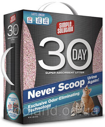 Ss11576 Simple Solution 30-day Super Absorbent Cat Litter, 4,1 кг
