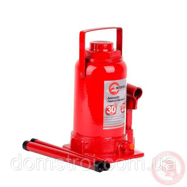 Домкрат стовпчик одноштоковий 30 т INTERTOOL GT0029