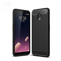 Чохол Carbon для Meizu M6s бампер оригінальний Black