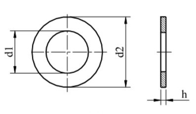 Шайба DIN 125 купити
