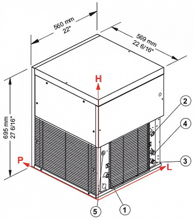 Льодогенератор Brema G280AHC, фото 3