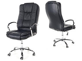 Офісне крісло Calviano MAX Чорне, фото 3