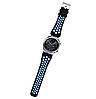 Спортивний ремінець з перфорацією Primo для годинника Samsung Gear S3 Classic SM-R770 / Frontier RM-760 Black&Blue, фото 3