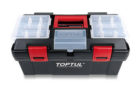 Ящик для інструменту 3 секції (пластик) Toptul TBAE0302, фото 1
