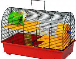 Клітка для гризунів Лорі Бунгало-4 Люкс фарба 39 х 57 х 30 см