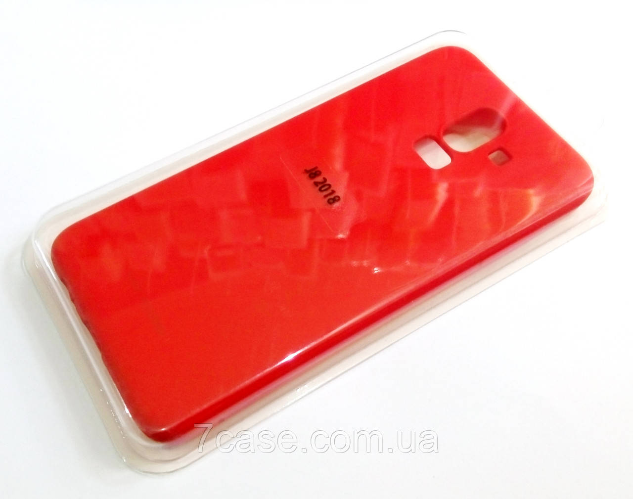 Чохол для Samsung Galaxy J8 j810 2018 силіконовий Molan Cano Jelly Case матовий червоний