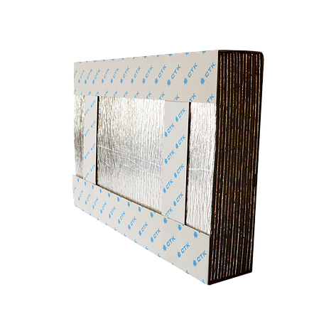 Шумоізоляція на основі поліетилену СТК Splen 800х500мм 8мм Фольга, фото 2