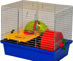 Клітка для гризунів Лорі Мікі Люкс 28.5 х 33.5 х 23 см цинк