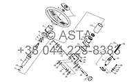 Рулевой механизм в сборе II (опция) на YTO X1204