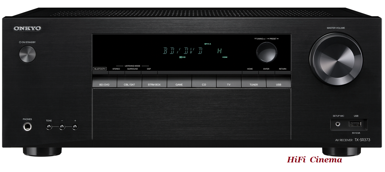 Onkyo TX-SR373 Black 5.1-канальний АВ-ресивер домашнього кінотеатру