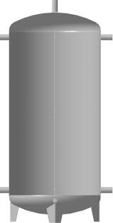 Акумулюючий бак EA-00-4000 без утеплення КНТ-heating