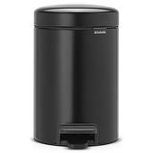 Відро для сміття Brabantia Pedal Bin 3 л Matt Black (113321)
